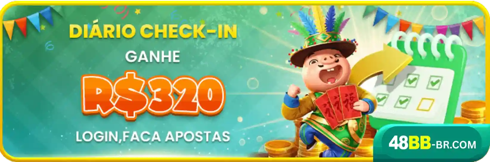 Bônus de boas-vindas 48BB